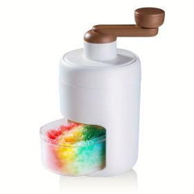 1pc Shaved Ice Machine Snow Cone Machine; Portable Ice Crusher And Shaved Ice Machine With Ice Cube Trays; BPA Free 1pc Shaved Ice Machine Snow Cone Machine; Portable Ice Crusher And Shaved Ice Machine With Ice Cube Trays; BPA Free